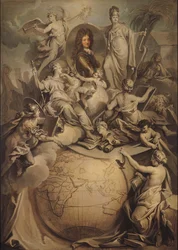 Allégorie de Philippe II (1674-1723) Duc d